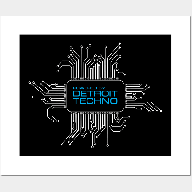 Powered by Detroit Techno Wall Art by Blasé Splee Design : Detroit